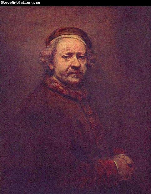 REMBRANDT Harmenszoon van Rijn Dated 1669, the year he died, though he looks much older in other portraits. National Gallery
